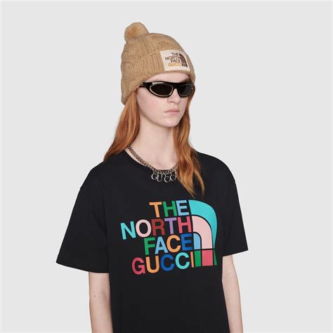 t shirt the north face gucci|gucci north face fanny pack.